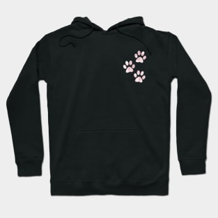 Pink Marble Paws Hoodie